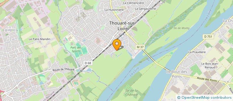 localisation de l'entreprise MONSIEUR MICHEL GUILLOU à THOUARE-SUR-LOIRE