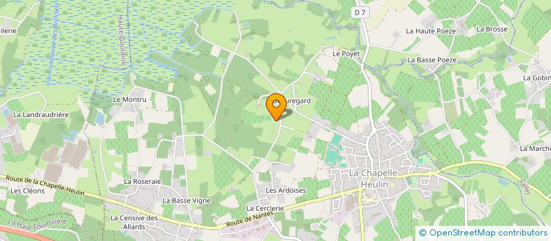 localisation de l'entreprise MONSIEUR MICHEL GUIMBRETIERE  LA CHAPELLE-HEULIN