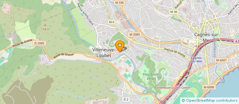 localisation de l'entreprise MONSIEUR MICHEL GUINAND à VILLENEUVE-LOUBET