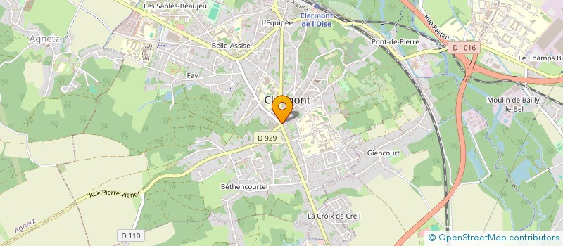 localisation de l'entreprise MONSIEUR MICHEL GUINAND à CLERMONT