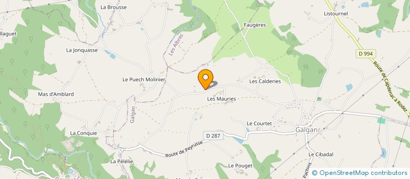 localisation de l'entreprise MONSIEUR MICHEL GUINIS à GALGAN