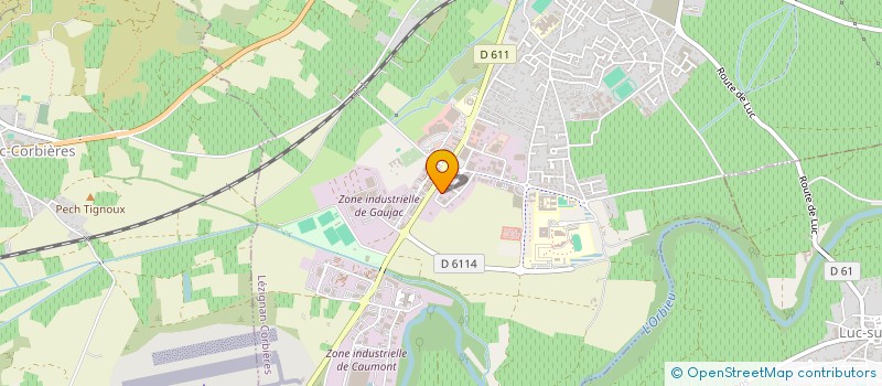 localisation de l'entreprise MONSIEUR MICHEL GUIRAUD  LEZIGNAN-CORBIERES