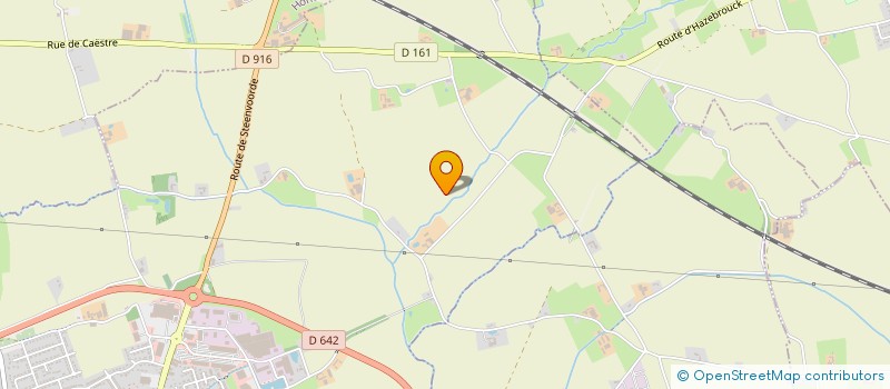localisation de l'entreprise MONSIEUR MICHEL GUISSE  HAZEBROUCK