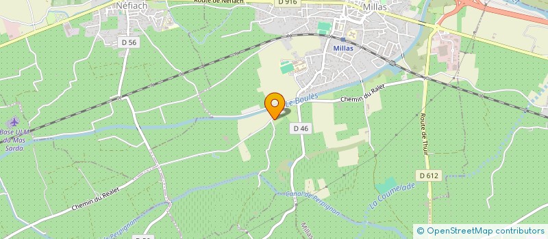 localisation de l'entreprise MONSIEUR MICHEL GUIX  SAINT FELIU D'AMONT