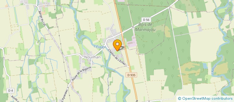 localisation de l'entreprise MONSIEUR MICHEL GUSMANN  NOUILHAN