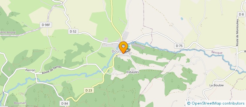 localisation de l'entreprise MONSIEUR MICHEL GUY  BOUSSAN