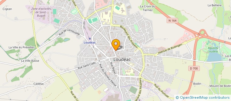 localisation de l'entreprise MONSIEUR MICHEL GUYON à LOUDEAC