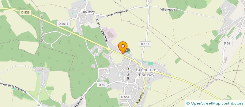 localisation de l'entreprise MONSIEUR MICHEL GUYONNEAU  LA COUTURE-BOUSSEY