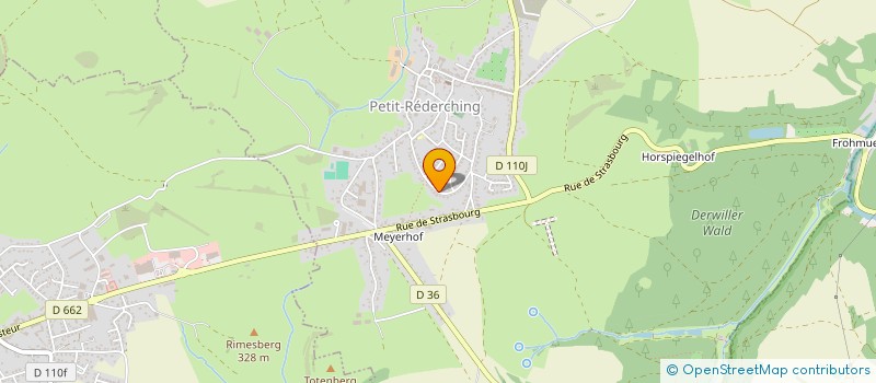 localisation de l'entreprise MONSIEUR MICHEL HAAS  PETIT-REDERCHING