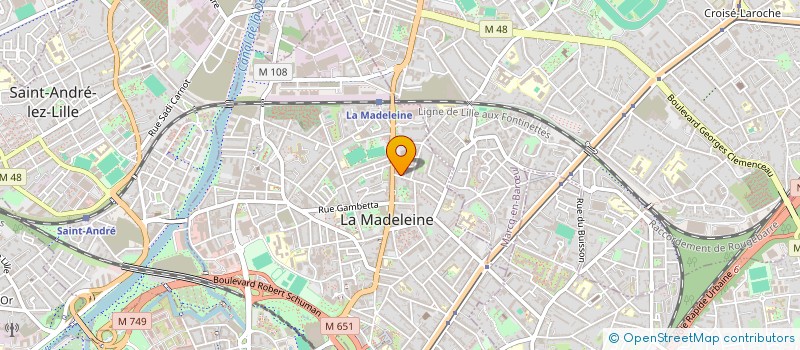 localisation de l'entreprise MONSIEUR MICHEL HABCHY à LA MADELEINE