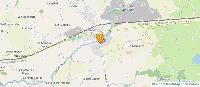 localisation de l'entreprise MONSIEUR MICHEL HACQUES à NEAU