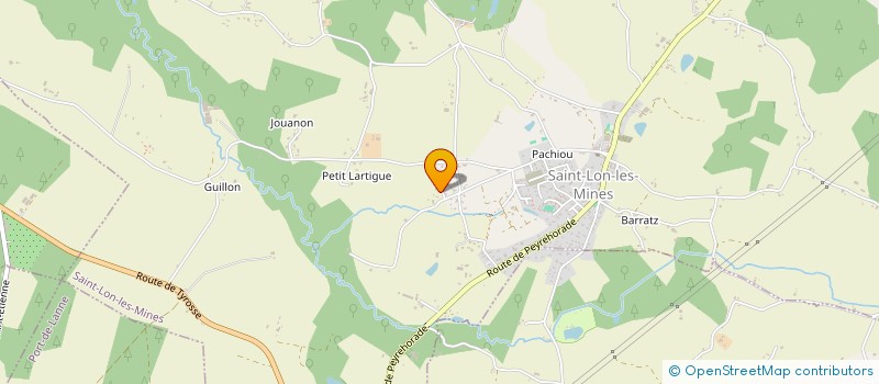 localisation de l'entreprise MONSIEUR MICHEL HAGER  SAINT-LON-LES-MINES