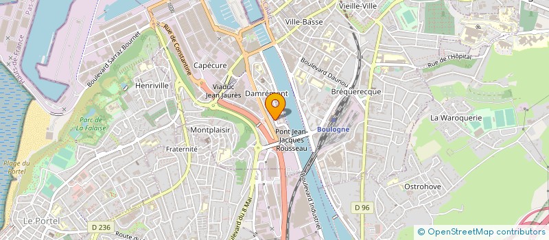 localisation de l'entreprise MONSIEUR MICHEL HAGNERE à BOULOGNE-SUR-MER