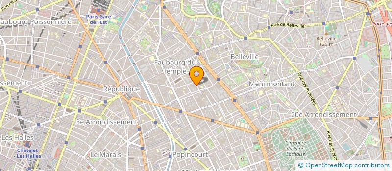 localisation de l'entreprise MONSIEUR MICHEL HAILLARD  PARIS