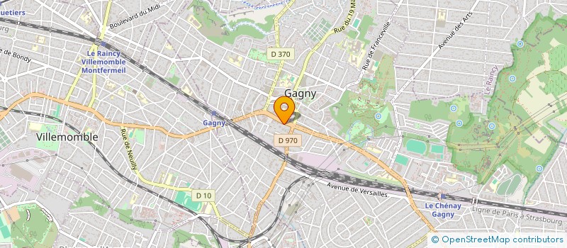 localisation de l'entreprise MONSIEUR MICHEL HALIN à GAGNY