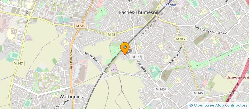 localisation de l'entreprise MONSIEUR MICHEL HALIPRE à FACHES-THUMESNIL