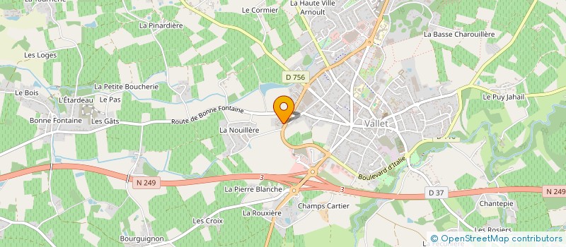 localisation de l'entreprise MONSIEUR MICHEL HALLEREAU à VALLET