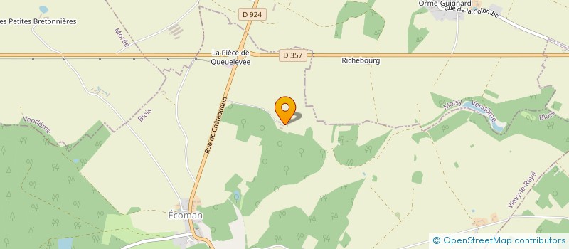 localisation de l'entreprise MONSIEUR MICHEL HALLOUIN  VIEVY-LE-RAYE