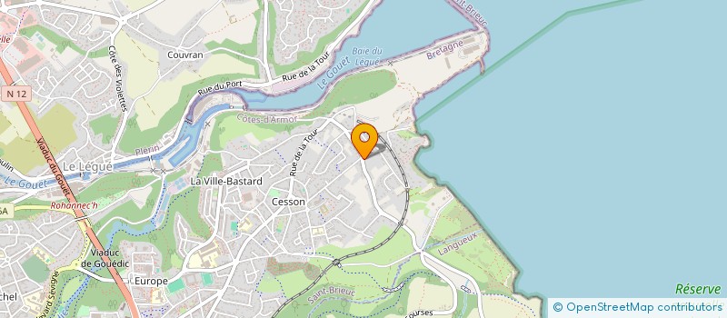 localisation de l'entreprise MONSIEUR MICHEL HAMON à SAINT-BRIEUC