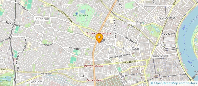 localisation de l'entreprise MONSIEUR MICHEL HAMON à BORDEAUX