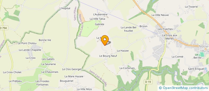 localisation de l'entreprise MONSIEUR MICHEL HAMON à SAINT-CAST-LE-GUILDO