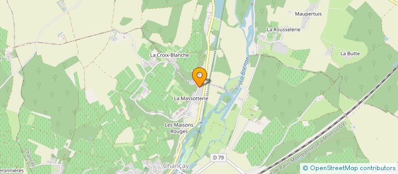 localisation de l'entreprise MONSIEUR MICHEL HAMON  CHANCAY