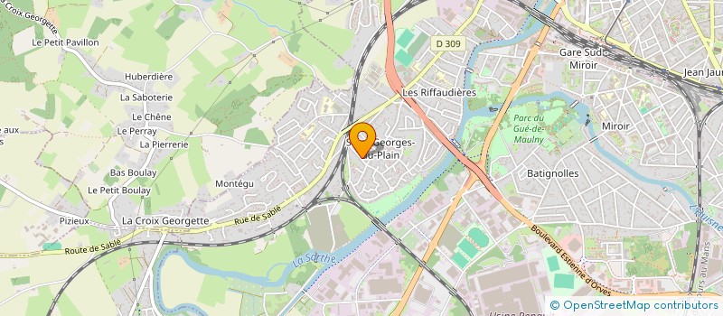 localisation de l'entreprise MONSIEUR MICHEL HAMON  LE MANS