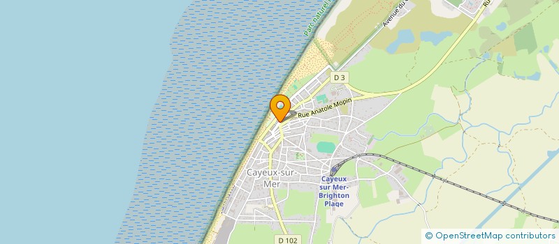 localisation de l'entreprise MONSIEUR MICHEL HANNOTTE  CAYEUX-SUR-MER