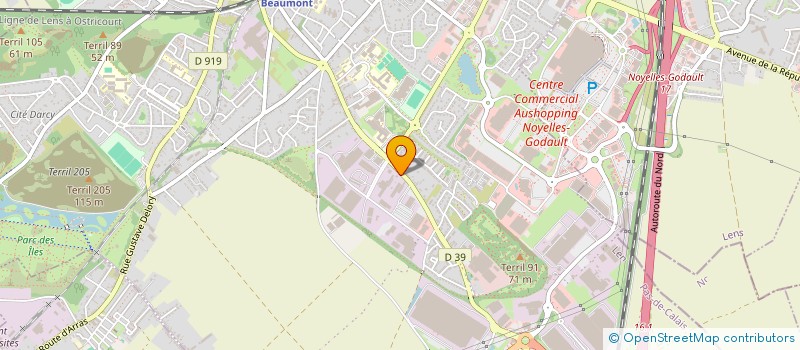 localisation de l'entreprise MONSIEUR MICHEL HANOT à HENIN-BEAUMONT