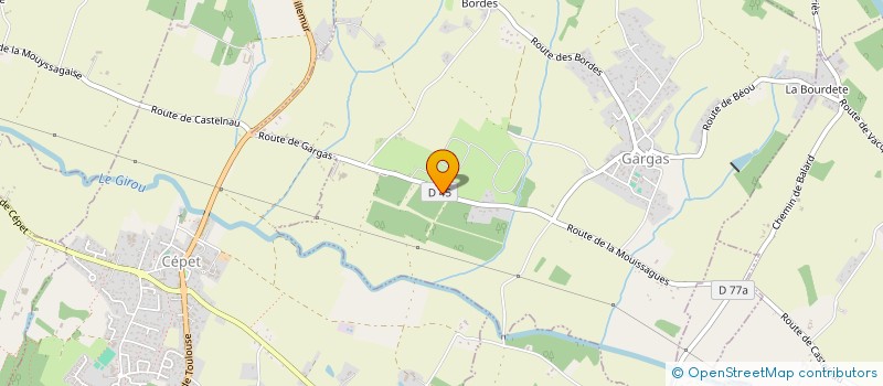 localisation de l'entreprise MONSIEUR MICHEL HANQUIER  GARGAS