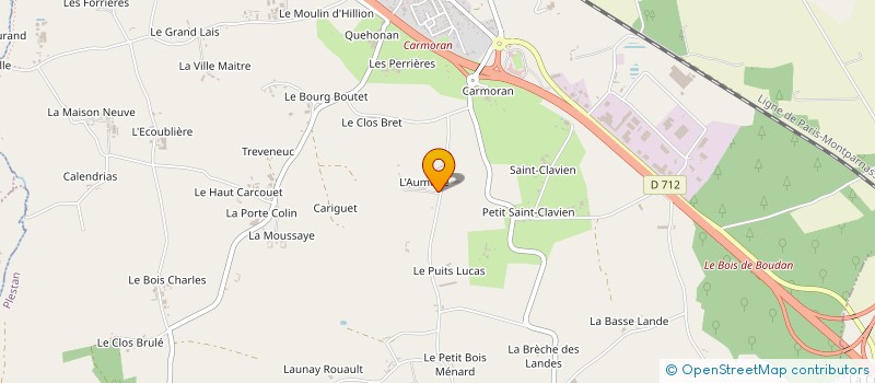 localisation de l'entreprise MONSIEUR MICHEL HAQUIN  PLESTAN