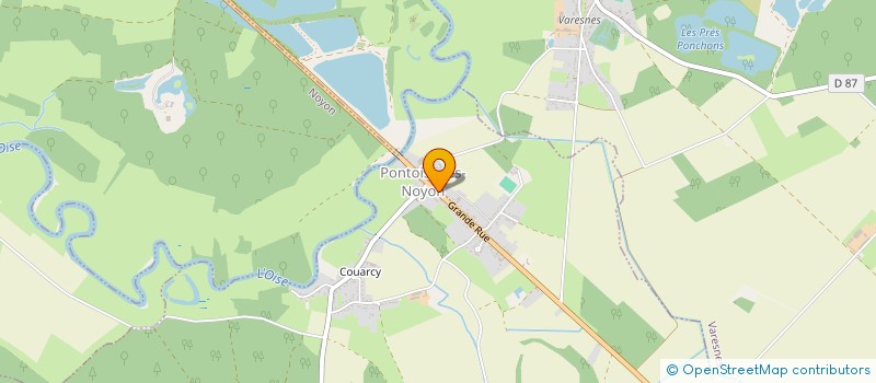 localisation de l'entreprise MONSIEUR MICHEL HARDY  PONTOISE-LES-NOYON