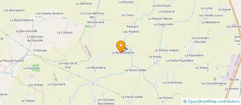 localisation de l'entreprise MONSIEUR MICHEL HAREAU  DOMALAIN