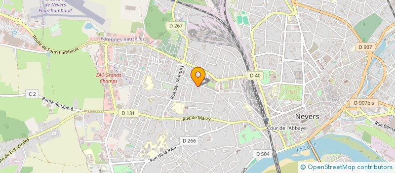 localisation de l'entreprise MONSIEUR MICHEL HARLEQUINT à NEVERS