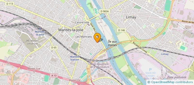 localisation de l'entreprise MONSIEUR MICHEL HASSELSWEILER  MANTES-LA-JOLIE