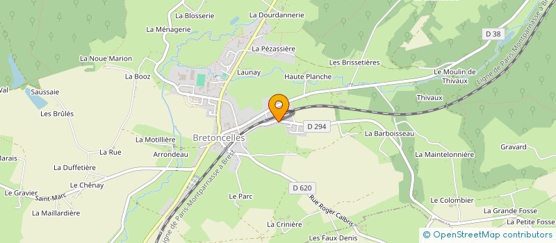 localisation de l'entreprise MONSIEUR MICHEL HAUDEBOURG à BRETONCELLES