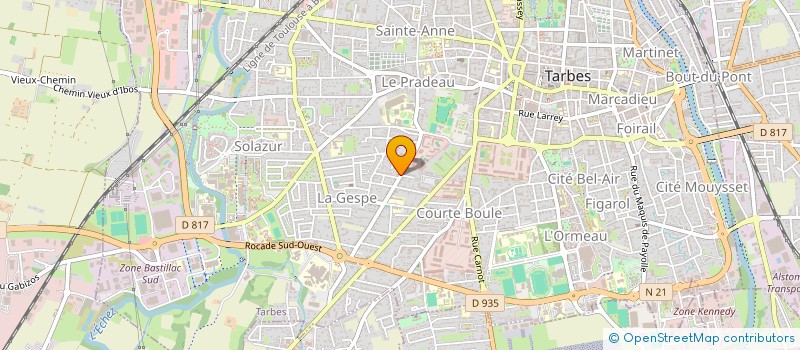 localisation de l'entreprise MONSIEUR MICHEL HAUTENAUVE  TARBES