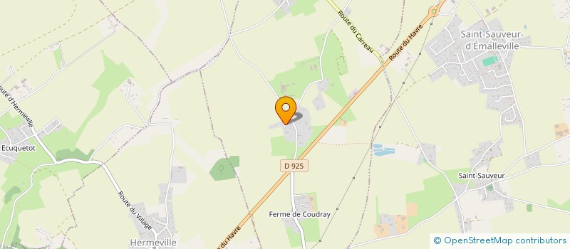 localisation de l'entreprise MONSIEUR MICHEL HAUTERS  VERGETOT