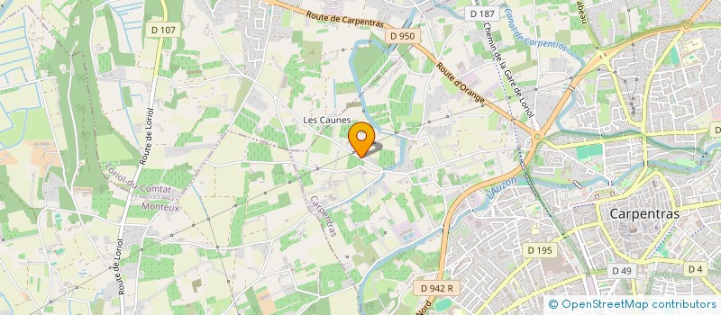 localisation de l'entreprise MONSIEUR MICHEL HAUTIER  CARPENTRAS