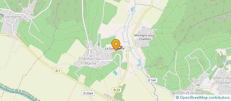 localisation de l'entreprise MONSIEUR MICHEL HAZARD  CHATILLON-SUR-MARNE