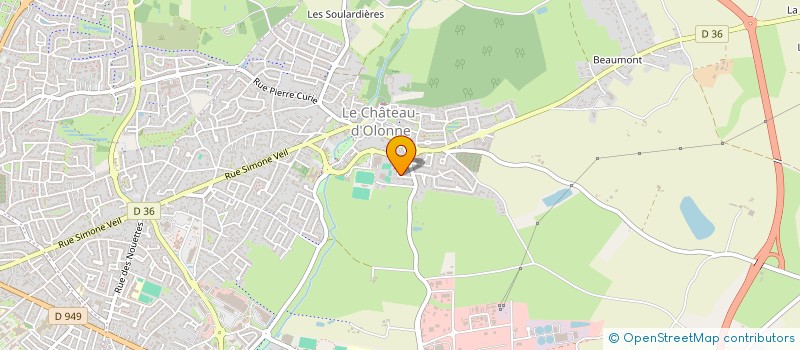 localisation de l'entreprise MONSIEUR MICHEL HECHT à LES SABLES D'OLONNE