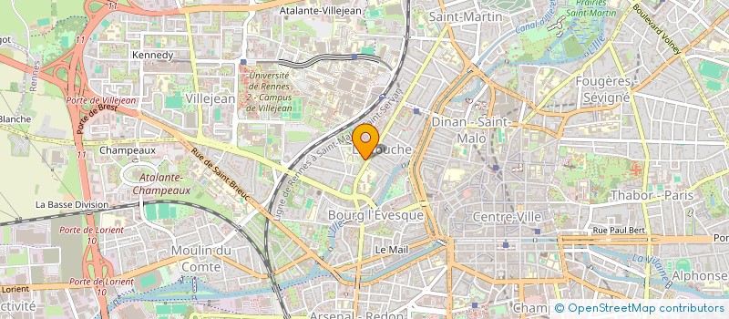 localisation de l'entreprise MONSIEUR MICHEL HECIMOVIC  RENNES