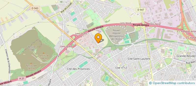 localisation de l'entreprise MONSIEUR MICHEL HECQUET  LOOS-EN-GOHELLE