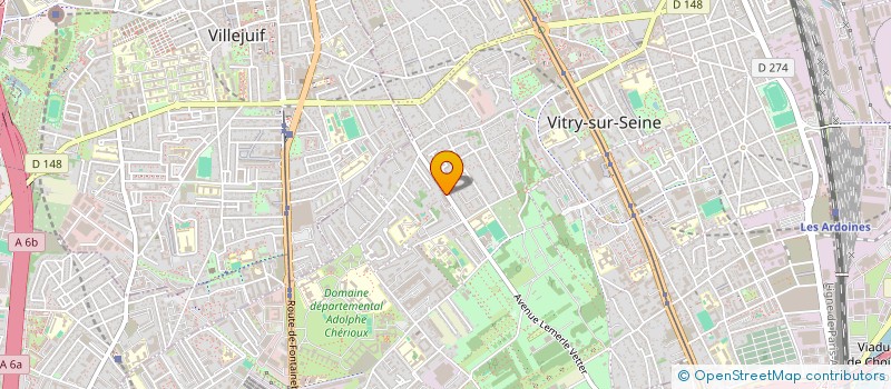 localisation de l'entreprise MONSIEUR MICHEL HECTUS  VITRY-SUR-SEINE