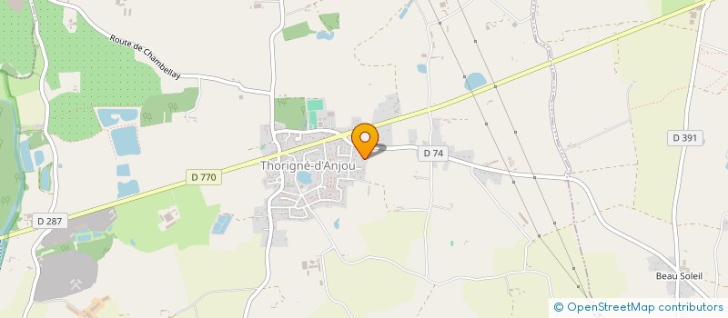 localisation de l'entreprise MONSIEUR MICHEL HEMERY  THORIGNE-D'ANJOU