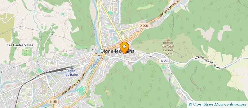 localisation de l'entreprise MONSIEUR MICHEL HENRI DANTE DELLI à DIGNE-LES-BAINS