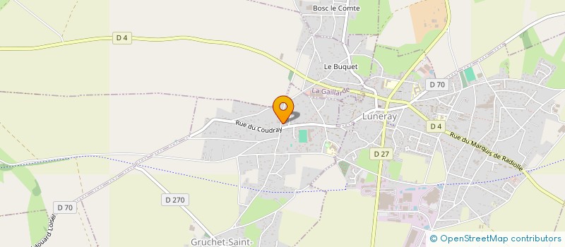 localisation de l'entreprise MONSIEUR MICHEL HENRI MALLET  GRUCHET-SAINT-SIMEON