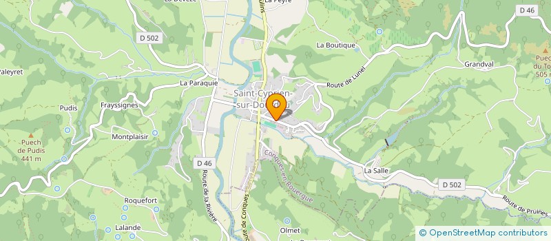 localisation de l'entreprise MONSIEUR MICHEL-HENRI YANNART à CONQUES-EN-ROUERGUE
