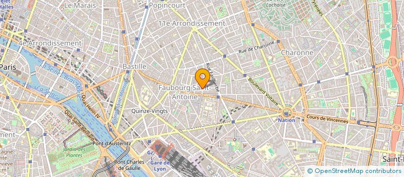 localisation de l'entreprise MONSIEUR MICHEL HENRICOT  PARIS