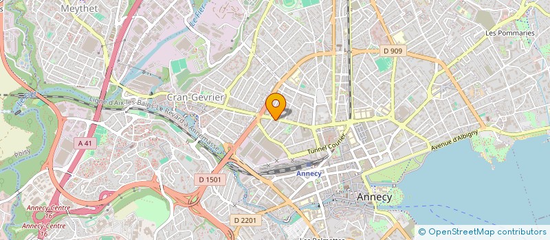 localisation de l'entreprise MONSIEUR MICHEL HENRIQUET à ANNECY